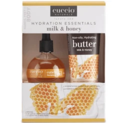 Cuccio Naturale Cuticle Oil & Hydrating Butter Hydration Essentials Kit - Milk & Honey