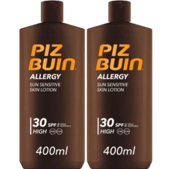Piz Buin SPF 30 Allergy Suncare Skin Lotion - 2 Pack