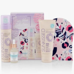 Sunkissed Pure Glow Collection Tanning Gift Set - Dark